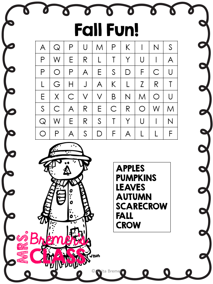 Fall Fun! | Mrs. Bremer's Class