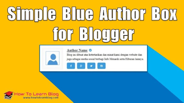 How to add simple author box widget below on Blogger's post? Author box widget for Blogger. Blogspot author box widget codes. Best responsive and simple author box widget for Blogger's blog. How to add simple author box widget below on Blogger's post? Author box widget for Blogger. Blogspot author box widget codes. Best responsive and simple author box widget for Blogger's blog.