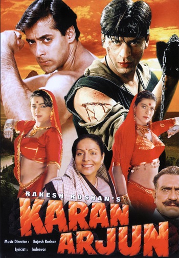 Karan Arjun 1995 Hindi 480p DVDRip 450mb | 9xmovies