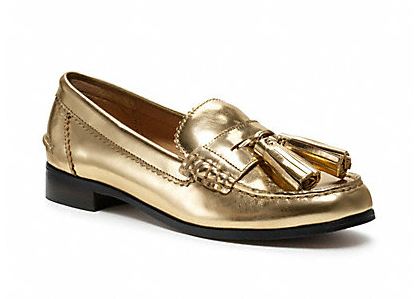 Haydee Loafers Coach Gold