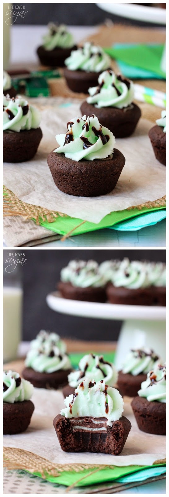 Mint Chocolate Cookie Cups Don't Eat Them All