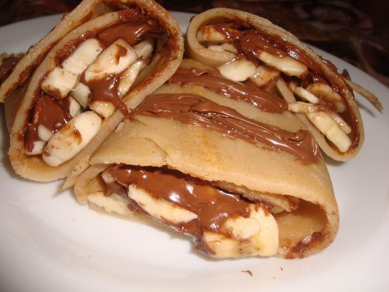 NITU Y ADELA PANCAKES DE PLATANO Y NUTELLA (SIN HUEVO)