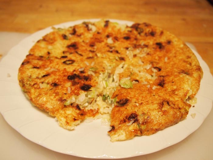 The Modern Male Cook Leftover Chinese Takeout Rice Pancakes