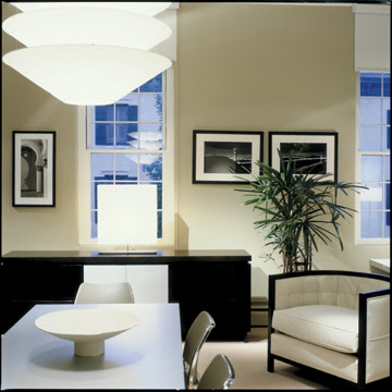 conference area in office of architecture and interior design firm Studio Santalla in Georgetown, Washington, DC