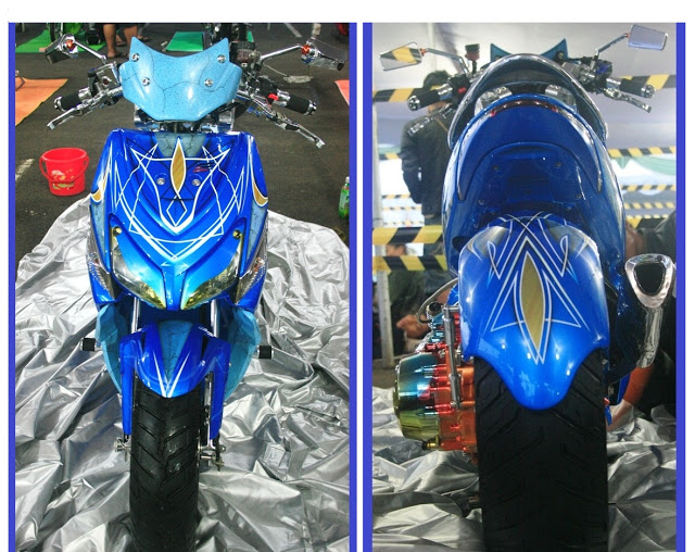 Sultan Mahesa Blog's: Modifikasi Motor Honda Vario LowRider