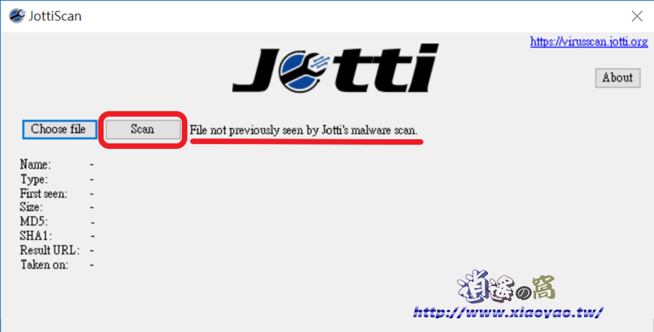 Jotti's malware scan 免費線上惡意軟件掃描