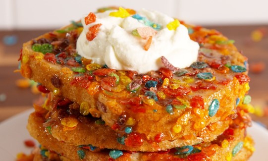 Fruity Pebbles Breakfast Bread Fruity Pebbles Breakfast Bread