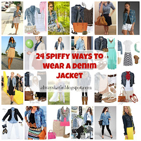 Always, Katie: 24 Spiffy Ways to Wear a Denim Jacket