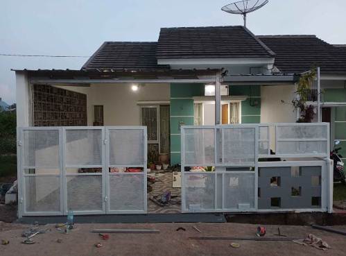 Rumah Minimalis Type 30 Dengan Pagar Desain Modern