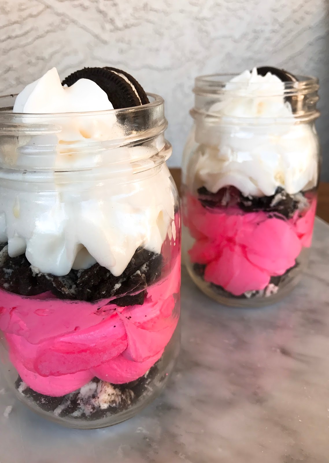 Creamy Valentine's Day Mason Jar Desserts