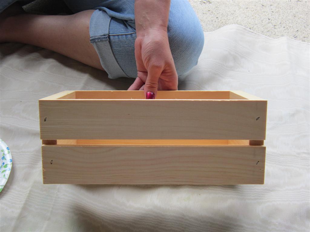 Libbie's Home Wooden CD Crate makeovers