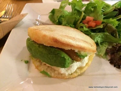 cami arepa at Coupa Cafe in Palo Alto, California