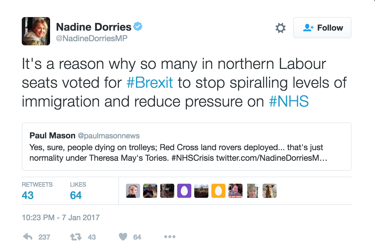 Zelo Street: Nadine Dorries Sells The NHS Pass