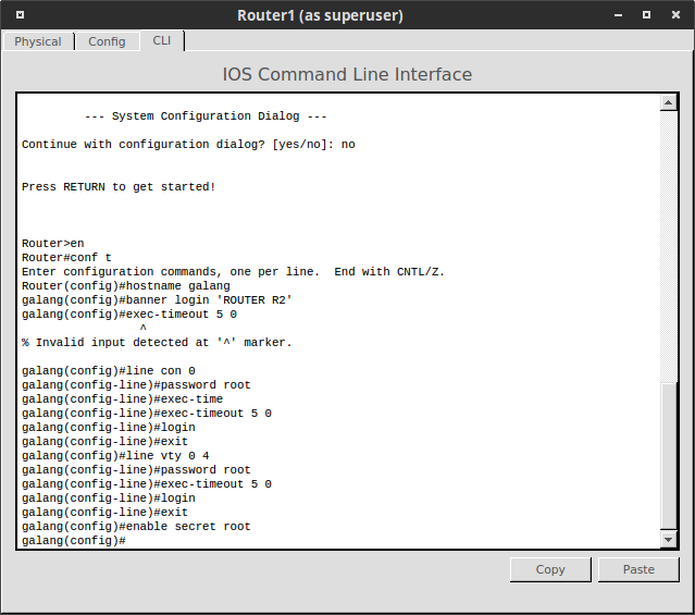 Config command not found. Config command not found