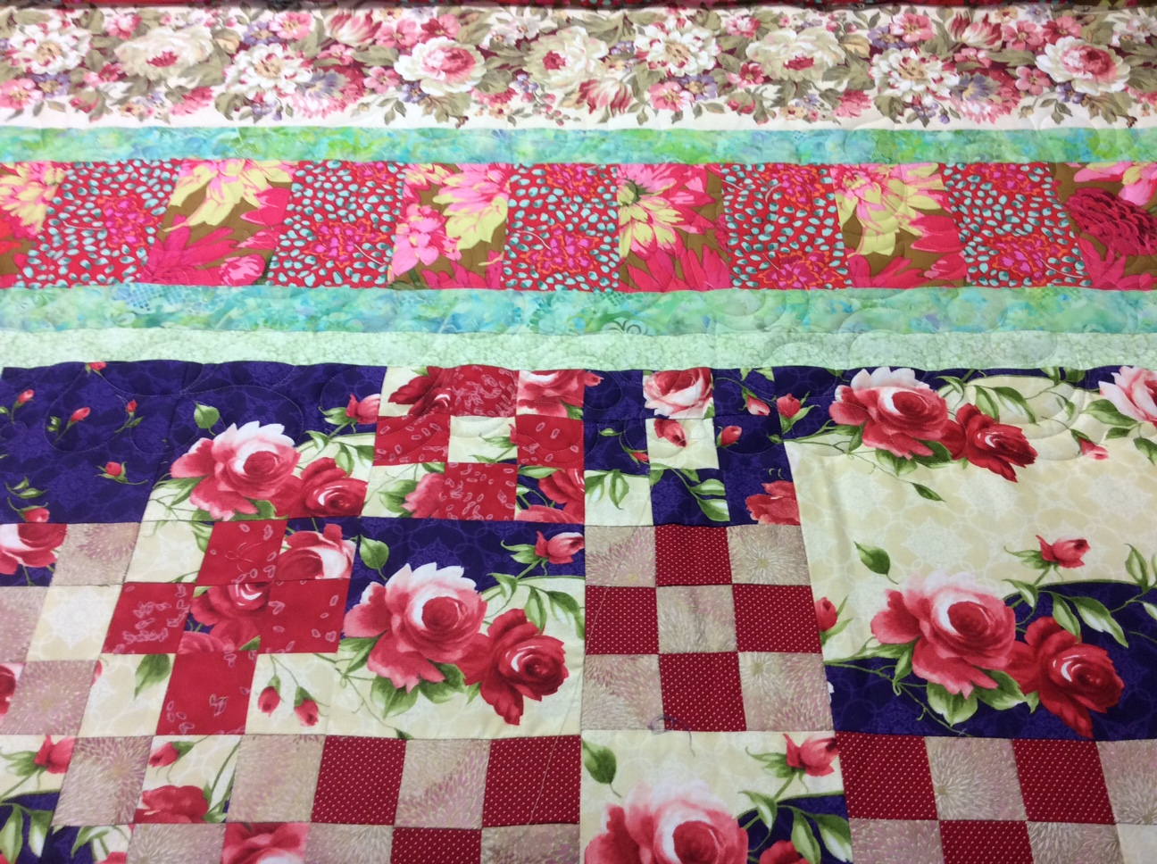 koolkat's quilting blog Rose quilt from Toowoomba