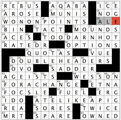 Wed Dec 13, 2023 NYT crossword by Alex Eaton-Salners, No. 1213