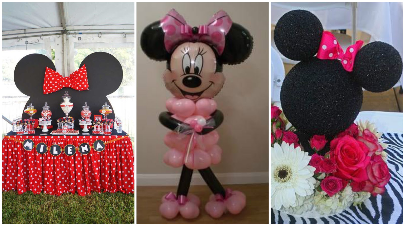 Calamidad Mierda Palpitar Cómo decorar una fiesta inspirada en Minnie Mouse ~ Solountip.com