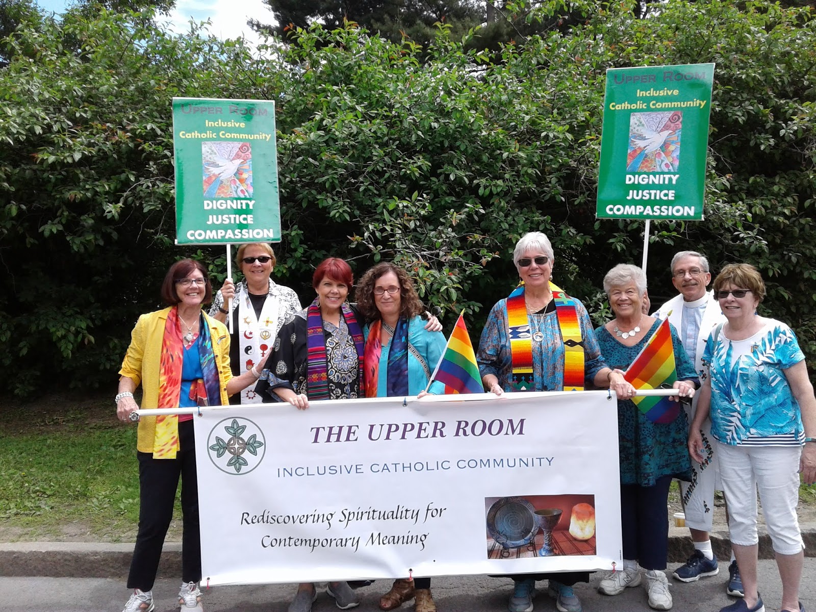 Bridget Mary's Blog Upper Room Inclusive Catholic Community Liturgy Gay Pride Sunday