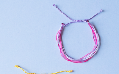 How to Make a Basic Square Knot Bracelet  DIY Pura Vida Friendship  Bracelets 