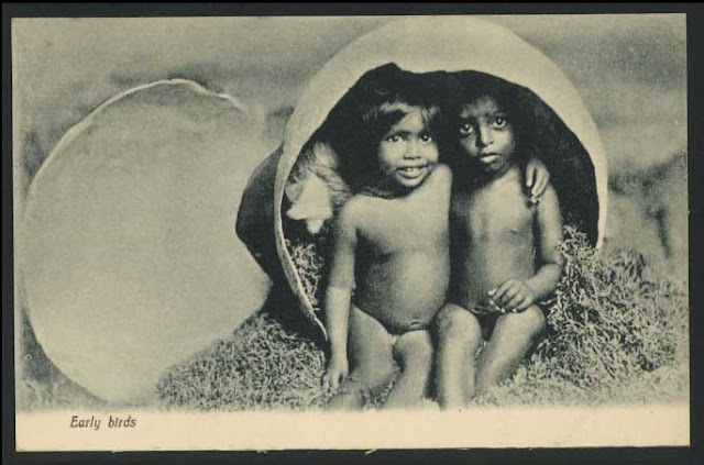 Native-Children-in-a-Egg-Shell-%2528Vintage-Postcard%2529
