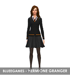 hermione potter harry granger sims cc outfits sim robes hogwarts finds uniform custom dresses princess sims4 tweet pc visit female