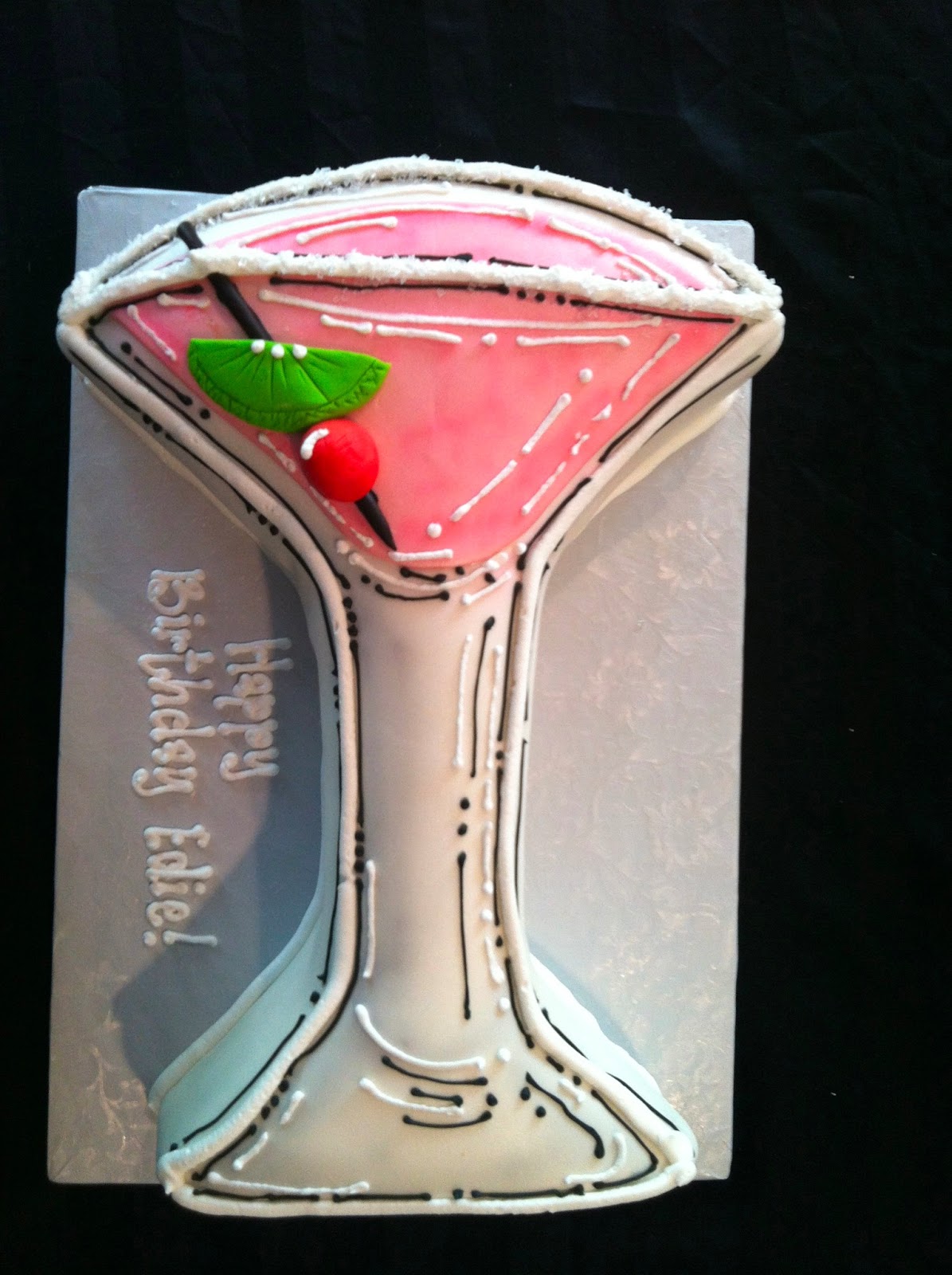 A Little Something Sweet Martini Cake