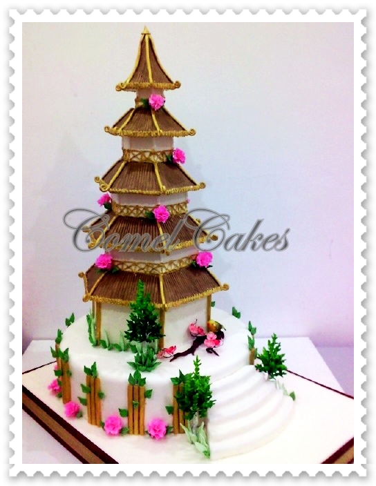 Comel's Cakes & Cupcakes Johor Bahru Pagoda Cakes!!! More Grand cakes