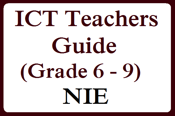 ICT Teachers Guide (Grade 6 - 9)