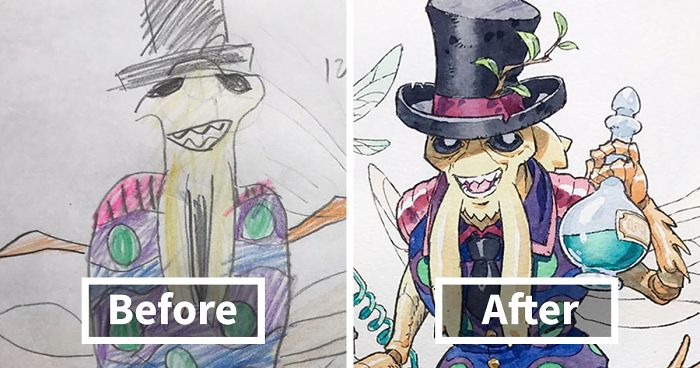 Amazing Father Turns His Son’s Drawings Into Anime Cartoon, And The Result Is Spectacular Amazing Father Turns His Son’s Drawings Into Anime Cartoon, And The Result Is Spectacular