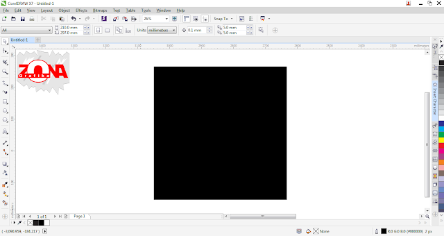 Cara Membuat Logo Carrefour dengan Corel Draw X7 Cara Membuat Logo Carrefour dengan Corel Draw X7
