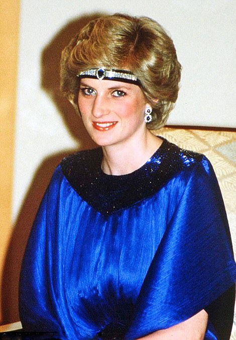Royal Family Around the World: The Late Princess Diana draped herself ...