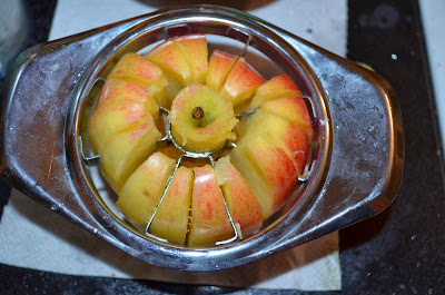 Slicing apples thin Photo by Trisha Field