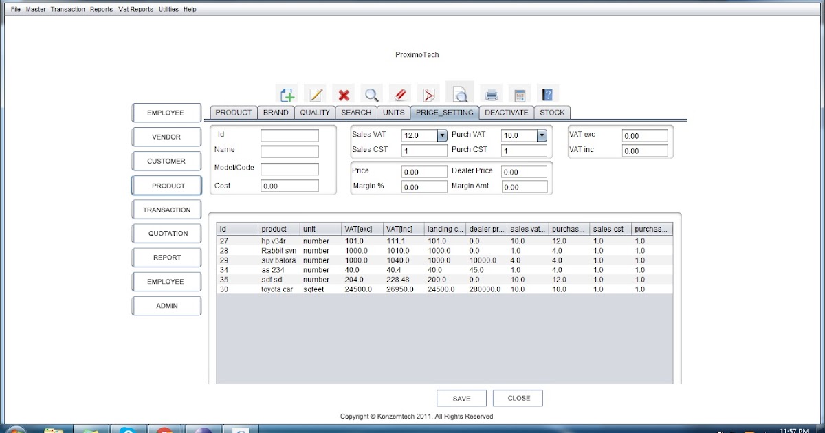 java source code: Billing and accounting software