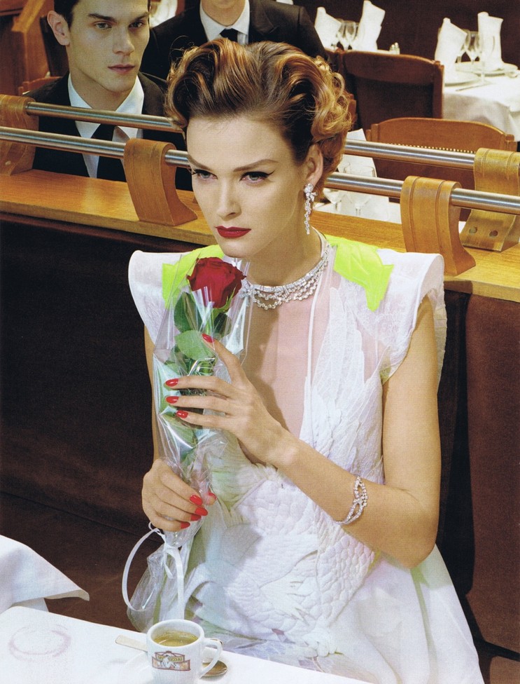 Perfectly Prissy Photoshoots : Carmen Kass Vogue Italia