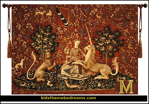 unicorn bedding - unicorn decor - unicorn duvet - fantasy theme bedroom decorating ideas - fairytale bedrooms decor - pegasus decor - unicorn wall murals - unicorn wall decals