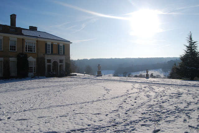 Snow at Polesden Lacey Surrey