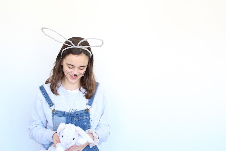tutorial orejas de conejo para pascua o carnaval 
