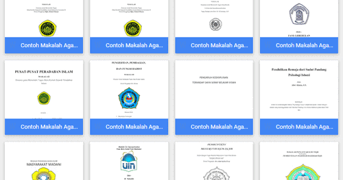 Contoh Makalah Agama Islam Download File Format Microsoft Word Contoh Makalah Docx