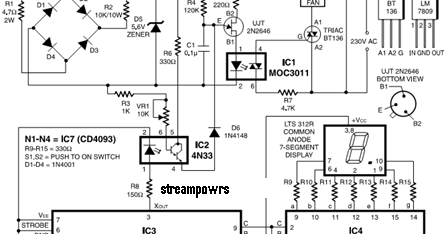 Digital Fan Regulator Circuit Diagram