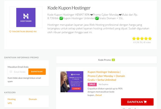 Bagaimana Cara Mendapatkan Kode Promo Hostinger? Bagaimana Cara Mendapatkan Kode Promo Hostinger?
