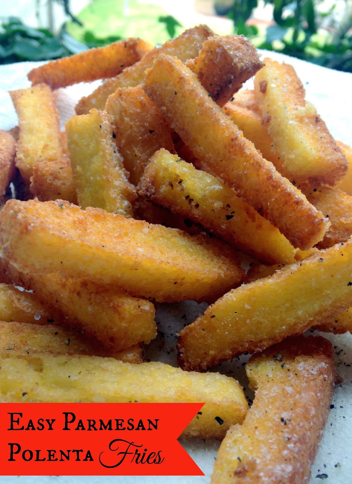 Easy & Amazing Parmesan Polenta Fries