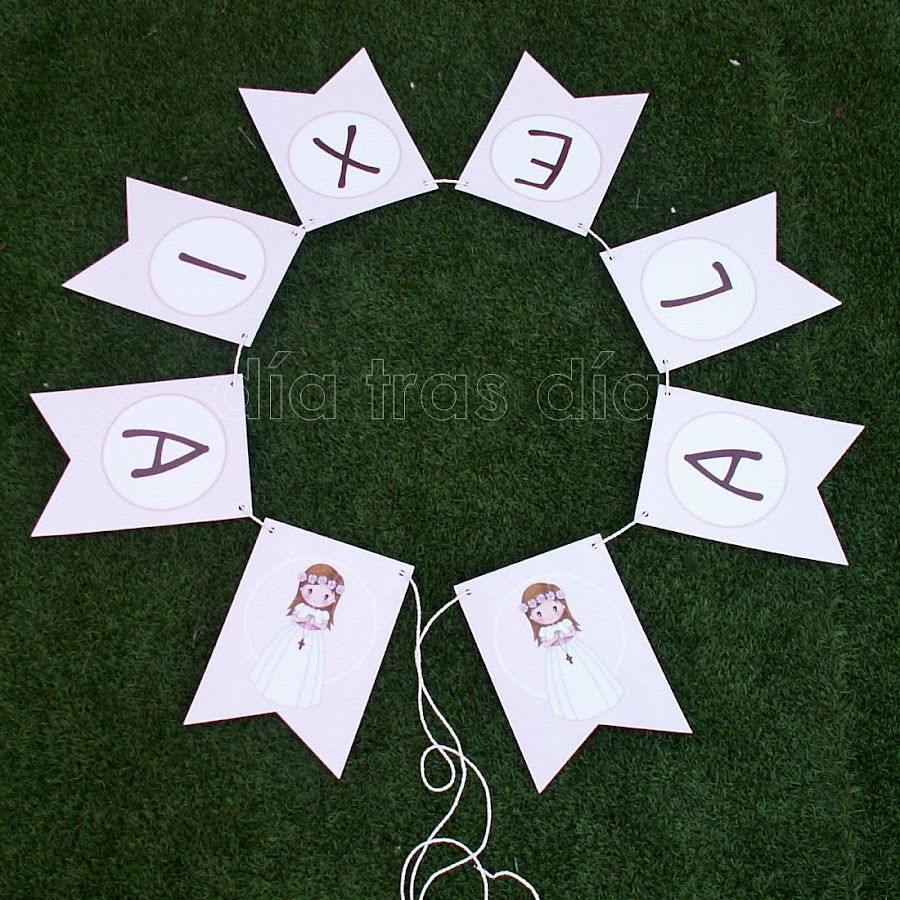 Banderola personalizada Primera Comunión