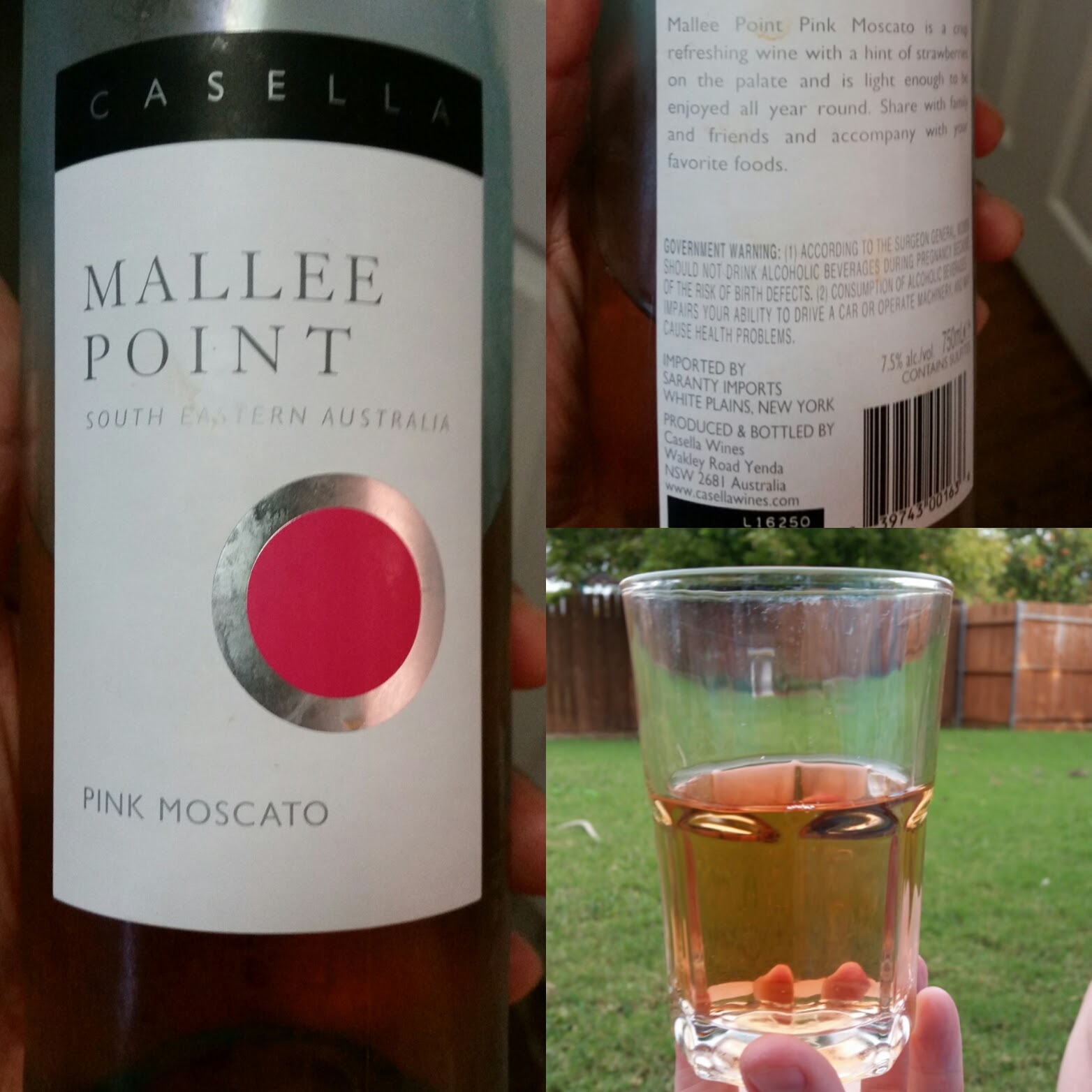 The Winos' Wine Guide Mallee Point Pink Moscato moscato