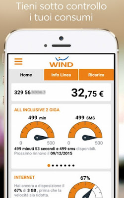 MYWIND - CONTROLLA SU IPHONE CREDITO E CONSUMO DATI DELLA TUA SIM WIND MYWIND - CONTROLLA SU IPHONE CREDITO E CONSUMO DATI DELLA TUA SIM WIND