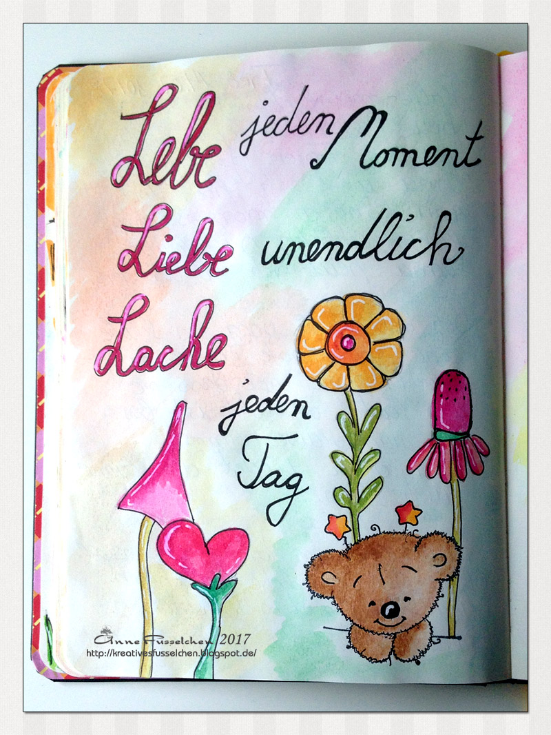 Kreatives Fusselchen Ein buntes Tagebuch