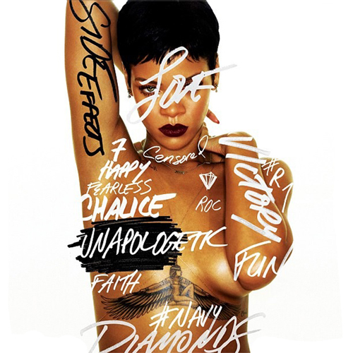 Album art: Rihanna - Unapologetic | RandomJpop.blogspot.co.uk