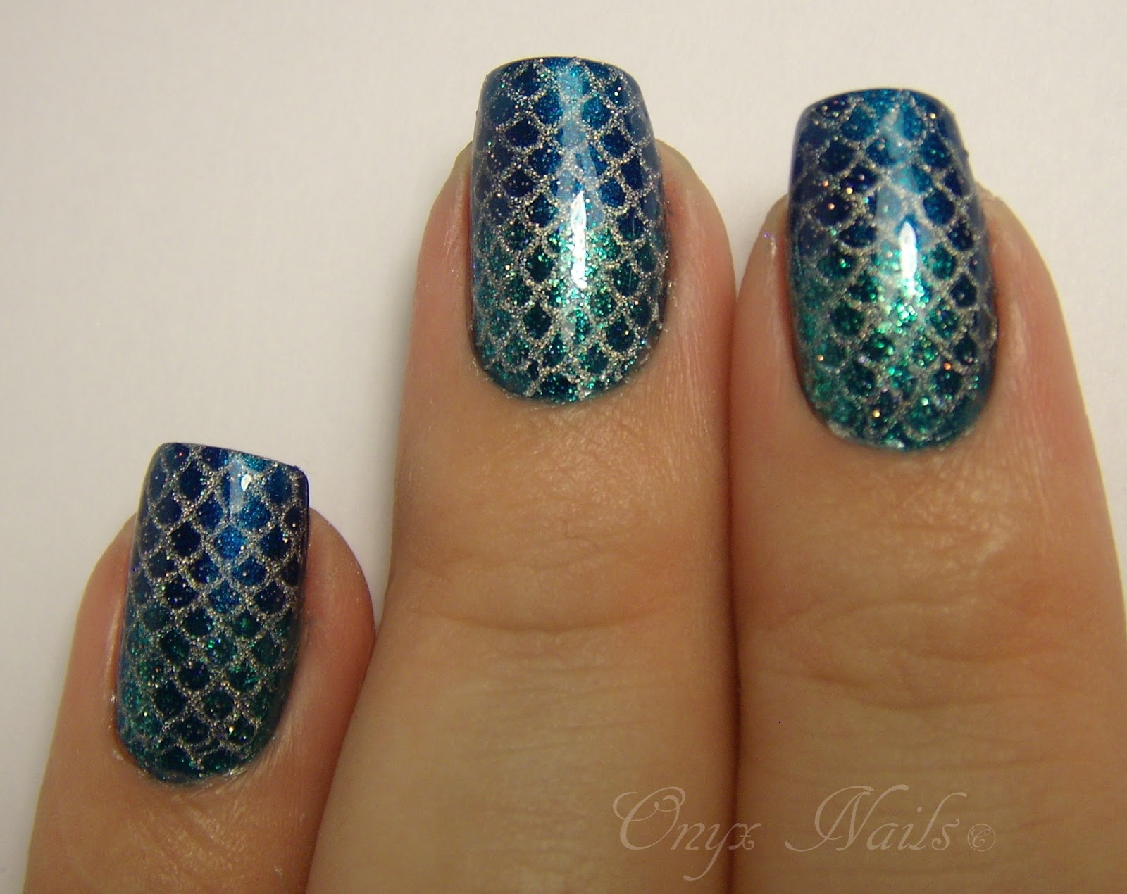 Onyx Nails: Mermaid Nails Tutorial
