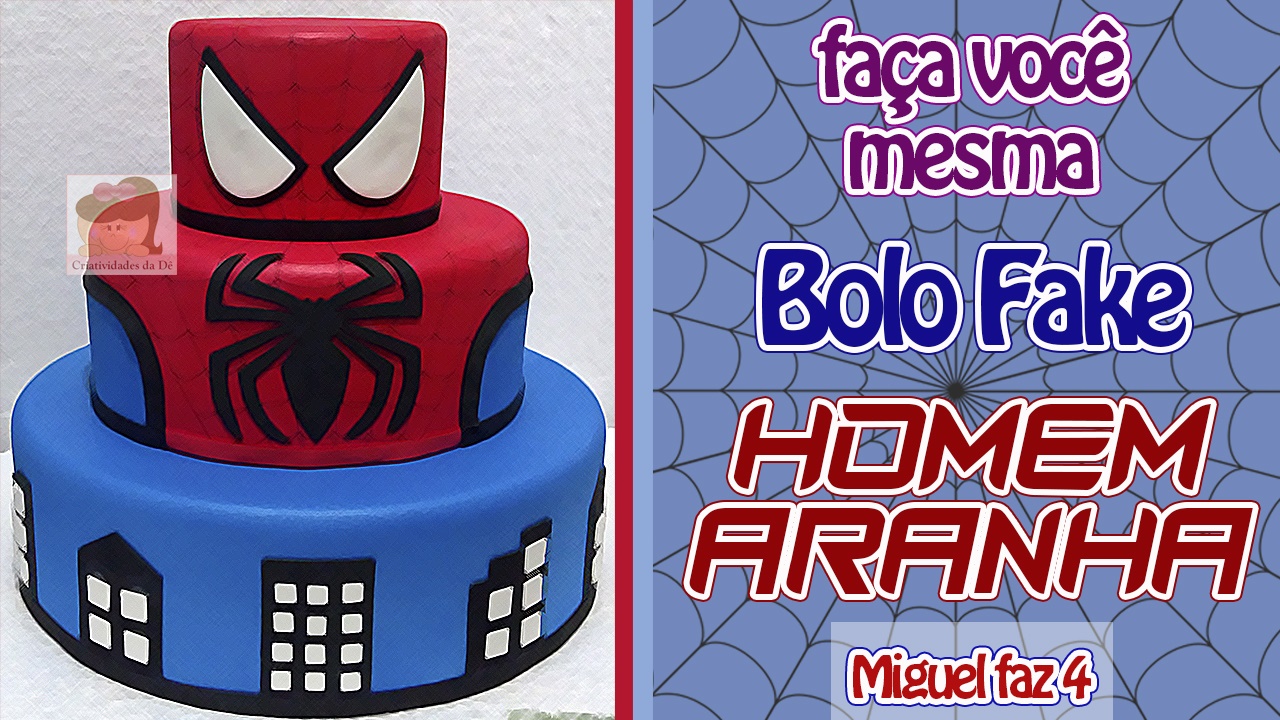 Bolo Decorado: Homem Aranha