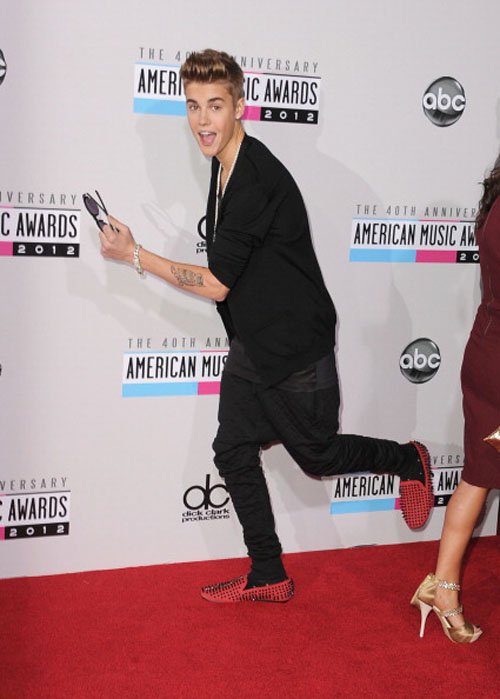 TODO MODA Justin Bieber y Pattie Malette en los American Music Awards 2012