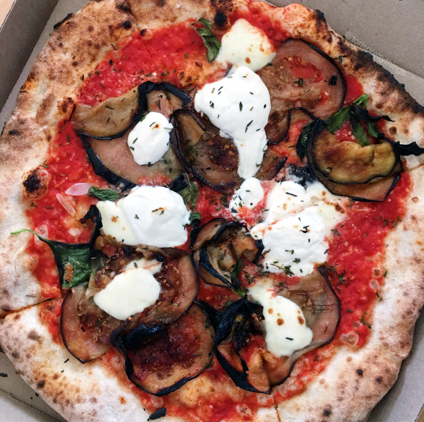Eggplant Pizza Rosa - Pizzeria Libretto, Toronto - Tori's Pretty Things Blog